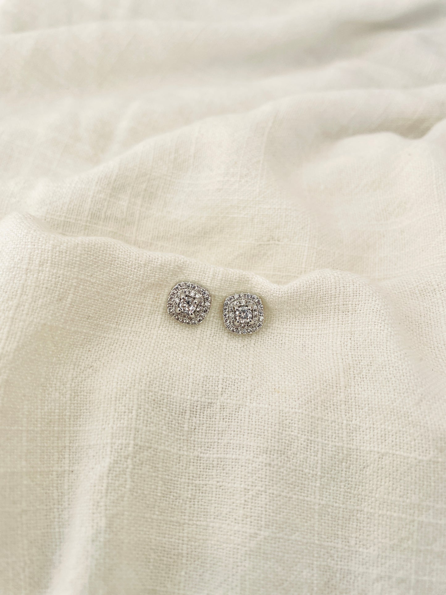 Silver Zirconia Mini Stud